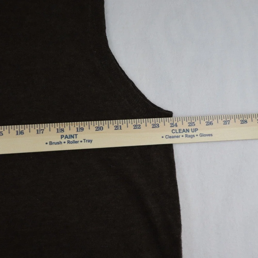 Banana‎ Republic Sweater Vest Men's XXL Merino Wool Brown Preppy Quiet Luxury